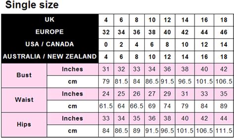 boohoo jeans size chart.